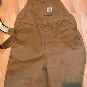 Youth carhartt insulation lined overalls